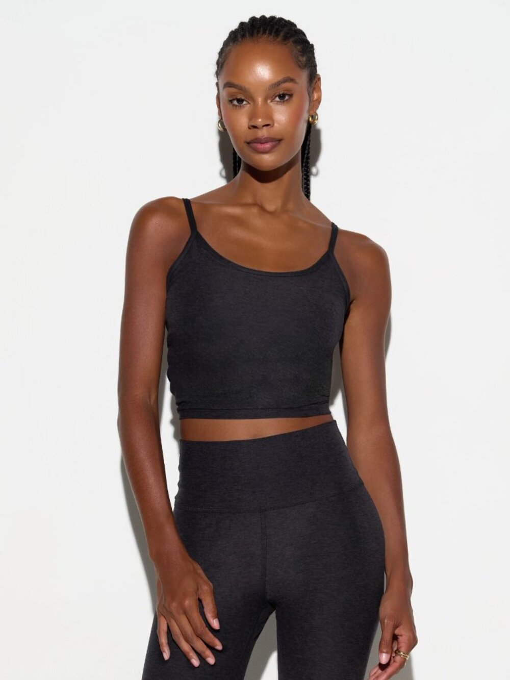 Spiritual Gangster HeatherCloud Sasha Tank Size Large Black New NWT